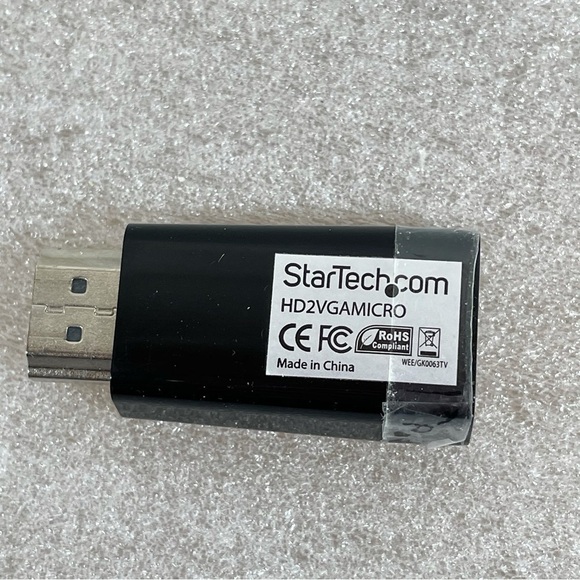 Compact HDMI to VGA Adapter Converter Ideal for Chromebooks Ultrabooks & Laptops - Picture 4 of 8